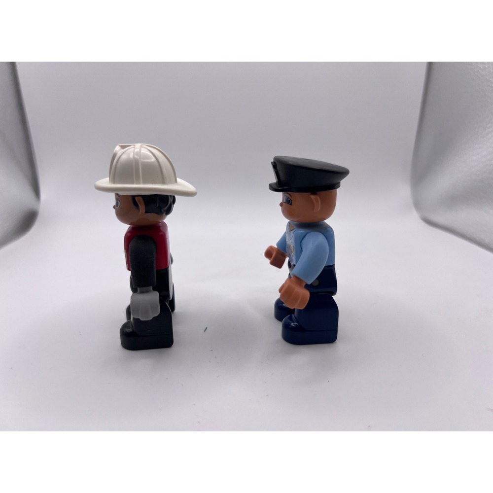 Lego DUPLO Firefighter And Police Officer Figures Community Heroes Toddler Toys - Picture 3 of 7